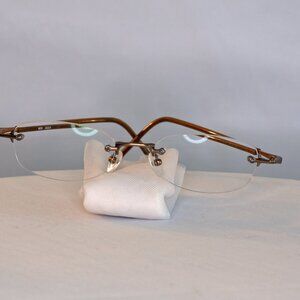 SEE eyeglass frame style 3222 pure titanium 50 19-138 rimless